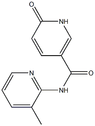 N-(3-methylpyridin-2-yl)-6-oxo-1,6-dihydropyridine-3-carboxamide 结构式