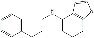 N-(3-phenylpropyl)-4,5,6,7-tetrahydro-1-benzofuran-4-amine 结构式