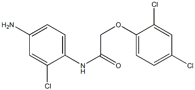 N-(4-amino-2-chlorophenyl)-2-(2,4-dichlorophenoxy)acetamide 结构式