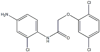 N-(4-amino-2-chlorophenyl)-2-(2,5-dichlorophenoxy)acetamide 结构式