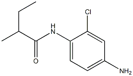 N-(4-amino-2-chlorophenyl)-2-methylbutanamide 结构式