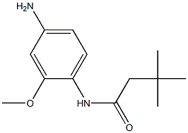 N-(4-amino-2-methoxyphenyl)-3,3-dimethylbutanamide 结构式