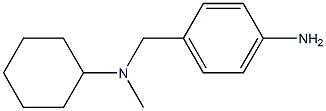 N-(4-aminobenzyl)-N-cyclohexyl-N-methylamine 结构式