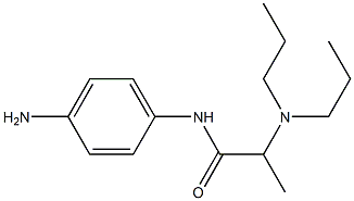 N-(4-aminophenyl)-2-(dipropylamino)propanamide 结构式