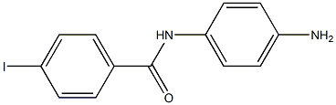 N-(4-aminophenyl)-4-iodobenzamide 结构式