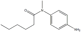 N-(4-aminophenyl)-N-methylhexanamide 结构式