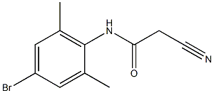 N-(4-bromo-2,6-dimethylphenyl)-2-cyanoacetamide 结构式