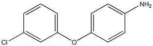 4-(3-氯苯氧基)苯胺 结构式