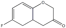 6-氟-3-二氢色原酮 结构式