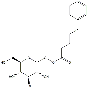 glucopyranosyloxy-5-phenylpentanoic acid 结构式