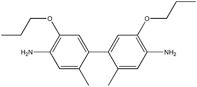 2,2'-DIMETHYL-5,5'-DIPROPROXYBENZIDINE 结构式