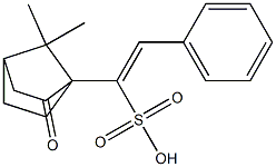 BENZYLIDENECAMPHORSULPHONICACID 结构式