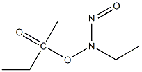 DIETHYLAMINE,1-ACETOXY-N-NITROSO- 结构式