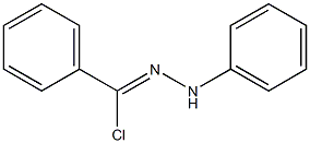 N-(ALPHA-CHLOROBENZYLIDENE)PHENYLHYDRAZINE 结构式