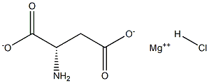 MAGNESIUM-L-ASPARTATEHYDROCHLORIDE 结构式