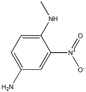 N-METHYL-2-NITRO-PARA-PHENYLENEDIAMINE 结构式