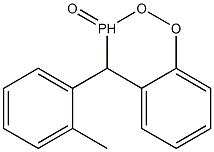 2-TOLYL-BENZODIOXAPHOSPHORINOXIDE 结构式