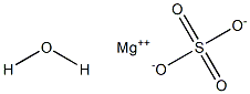 MAGNESIUM(II)SULPHATE,MONOHYDRATE 结构式