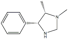 4R, 5S-1,5-Dimethyl-4-phenylimidazolidine 结构式