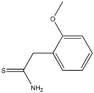 2-(2-METHOXYPHENYL)ETHANETHIOAMIDE 结构式