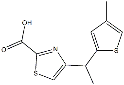 4-(2,4-Dimethylhenyl)thiazole-2-carboxylicacid 结构式