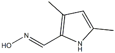 3,5-dimethyl-1H-pyrrole-2-carbaldehyde oxime 结构式