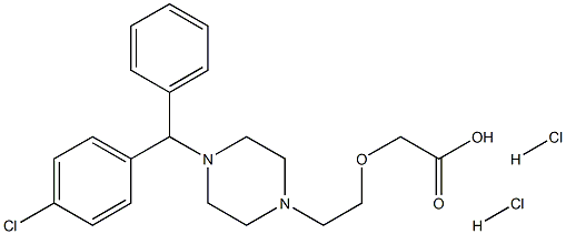 Cetrizinedi hydrochloride 结构式
