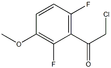 2-氯-1-(2,6-二氟-3-甲氧基苯基)乙酮 结构式
