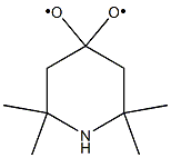 4-OXO-2,2,6,6-TETRAMETHYL-4-PIPERIDINYLOXY FREE RADICAL 结构式