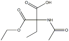 A-DIETHYL ACETAMIDOMALONATE 结构式