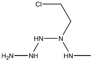 N-METHYL-2-(2-CHLOROETHYL)PENTAZANE 结构式