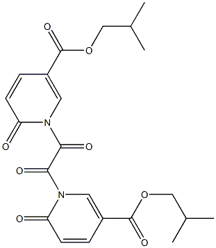 N,N''-OXALYLBIS(ISOBUTYL 6-OXONICOTINATE) 结构式