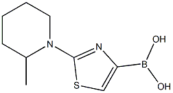 2-(2-METHYLPIPERIDIN-1-YL)THIAZOLE-4-BORONIC ACID 结构式