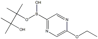 5-ETHOXYPYRAZINE-2-BORONIC ACID PINACOL ESTER 结构式