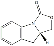 (S)-9,9A-DIHYDRO-1H-[1,3]OXAZOLO[3,4-A]INDOL-3-ONE 结构式