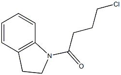 1-(4-CHLOROBUTANOYL)INDOLINE 结构式