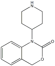 1-(4-PIPERIDINYL)-1,4-DIHYDROBENZ[D][1,3]OXAZIN-2-ONE 结构式