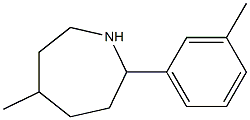 2-(3-METHYLPHENYL)-5-METHYLAZEPANE 结构式