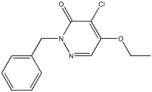 2-BENZYL-4-CHLORO-5-ETHOXYPYRIDAZIN-3(2H)-ONE 结构式