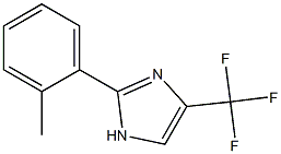 2-O-TOLYL-4-TRIFLUOROMETHYL-1H-IMIDAZOLE 结构式