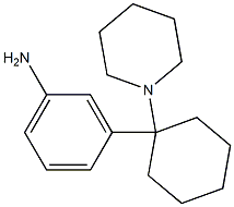 3-(1-PIPERIDIN-1-YLCYCLOHEXYL)ANILINE 结构式