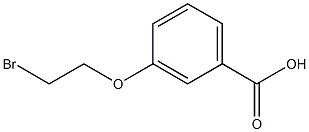 3-(2-BROMO-ETHOXY)-BENZOIC ACID 结构式