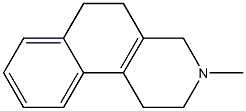 3-METHYL-1,2,3,4,5,6-HEXAHYDROBENZO[F]ISOQUINOLINE 结构式