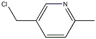 5-(CHLOROMETHYL)-2-METHYLPYRIDINE 结构式