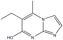6-ETHYL-5-METHYLIMIDAZO[1,2-A]PYRIMIDIN-7-OL 结构式