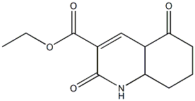 ETHYL 2,5-DIOXO-1,2,4A,5,6,7,8,8A-OCTAHYDROQUINOLINE-3-CARBOXYLATE 结构式