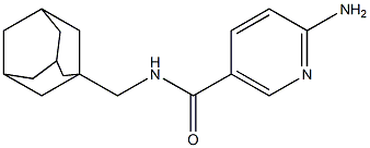 N-ADAMANTAN-1-YLMETHYL-6-AMINO-NICOTINAMIDE 结构式