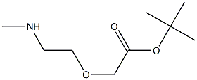 TERT-BUTYL [2-(METHYLAMINO)ETHOXY]ACETATE 结构式