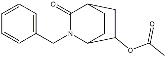 2-benzyl-3-oxo-2-azabicyclo[2.2.2]oct-6-yl acetate 结构式