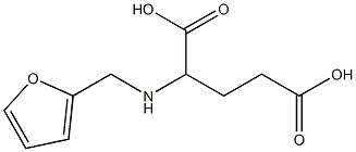 2-[(2-furylmethyl)amino]pentanedioic acid 结构式